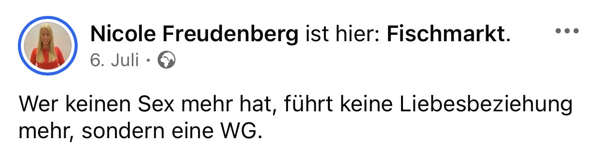 Kommentar aus Facebook